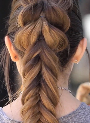 Side Pull-Through Fishtail