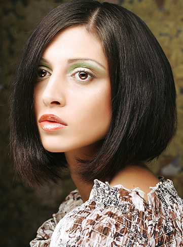 Side-Swept Bob Cut