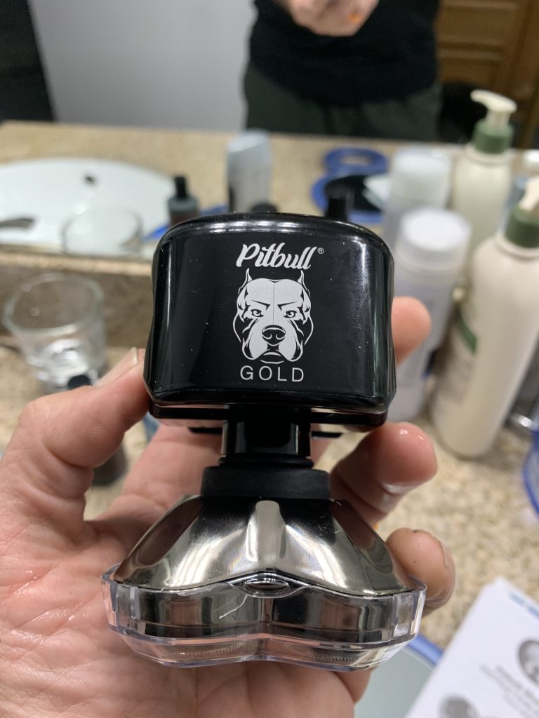 Skull Shaver Pitbull Silver PRO Electric Head Shaver