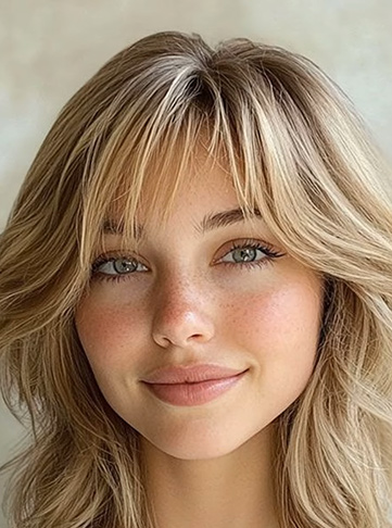 Soft Waves With Middle Parting
