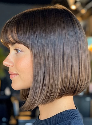 Straight Bob Wolf Cut