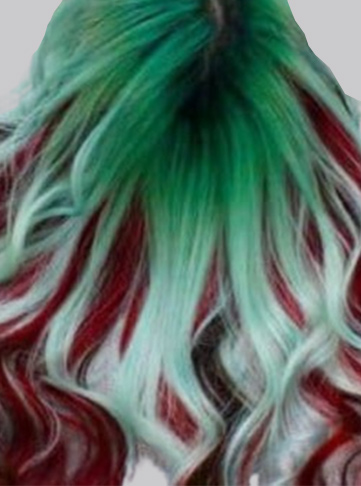 Straight Red And Green