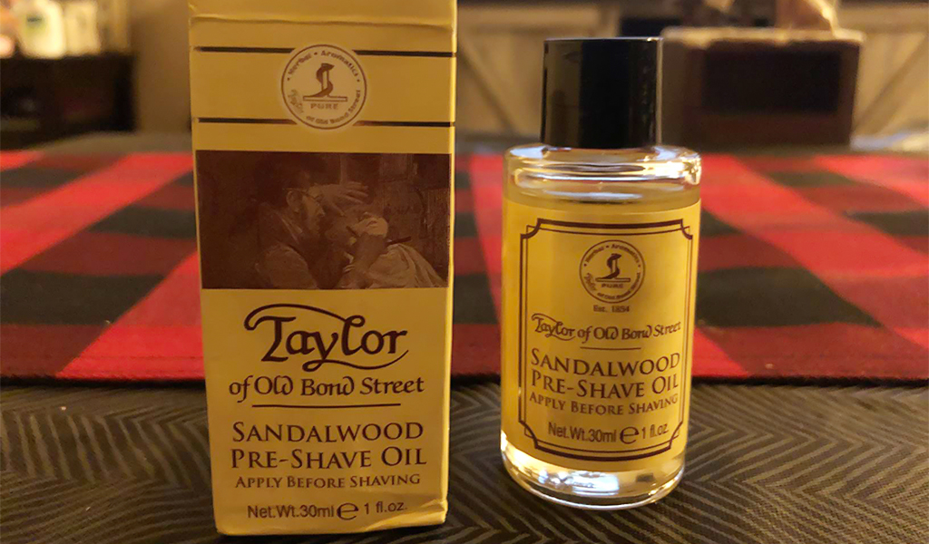 Taylor of Old Bond Street 1.06 oz / 30ml Sandalwood Pre Shave Oil Review