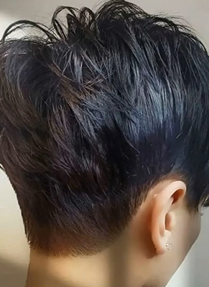 Textured Pixie Wolf Cut