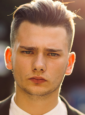 Textured boyish cut