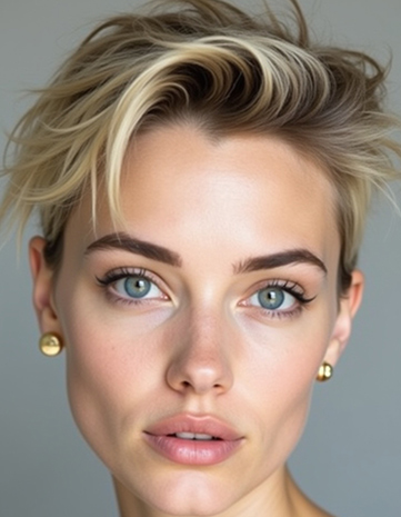 The Edgy Undercut Pixie with Flipped Top