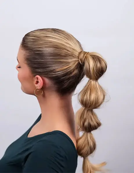 Trendy Bubble Ponytail