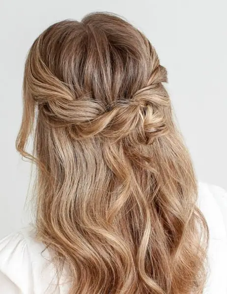 Twisted Half-Updo