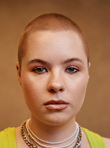 Vibrant Buzz Cut