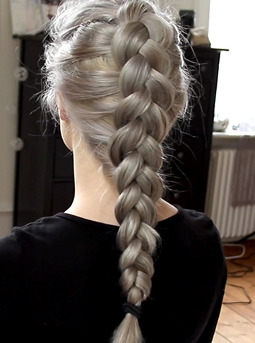 Voluminous Three-Strand Braid