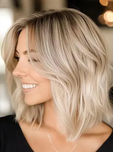 With Tousled Texture