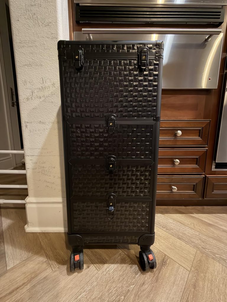 Salon Cart with 3 Drawers for Nail Tech and Makeup Artists