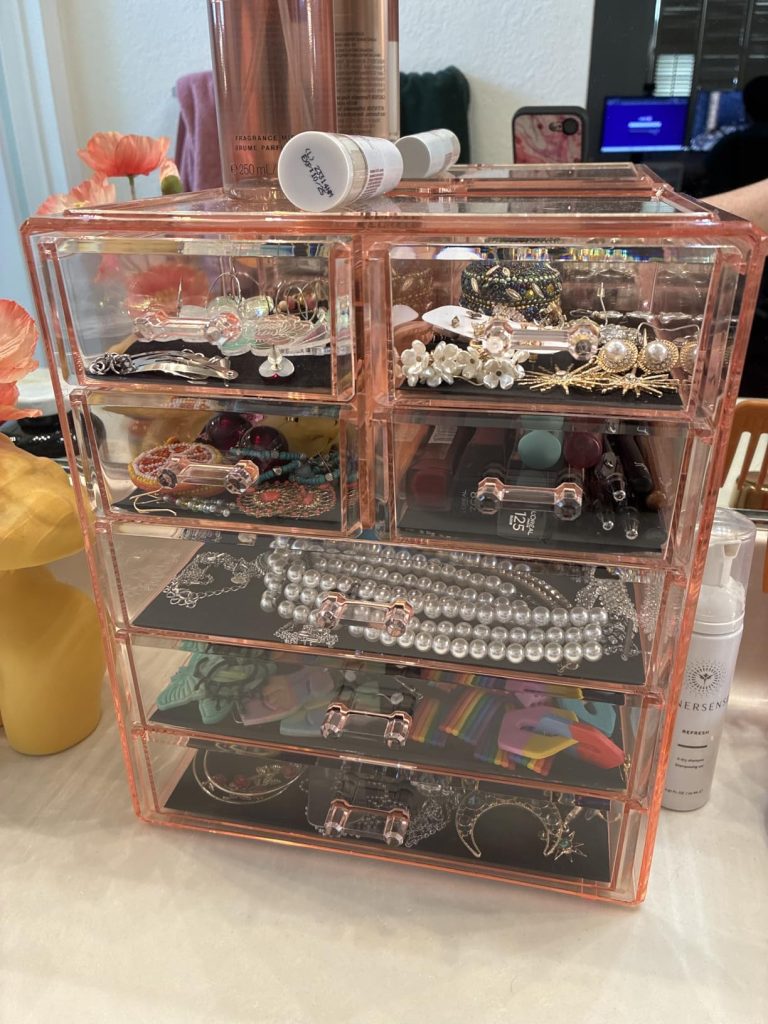 Sorbus Acrylic Makeup Organizer Set with 6 Drawers