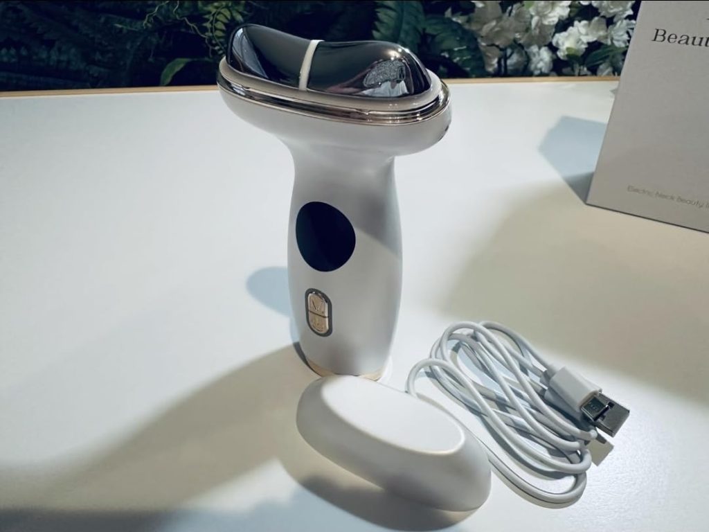 Cold Heat Facial Massager with Red Light Therapy