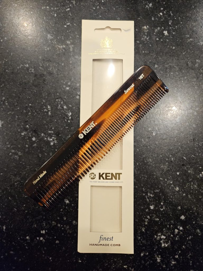 Kent Fine Tooth and Wide Tooth Comb for Daily Grooming