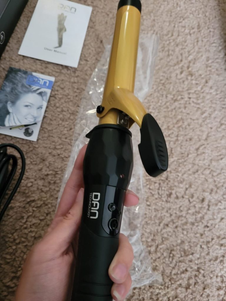 DAN Technology Tourmaline Ceramic Hair Curling Iron Wand