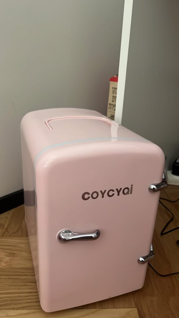 COYCYQI 4L Mini Skincare Fridge with Dimmable LED Mirror