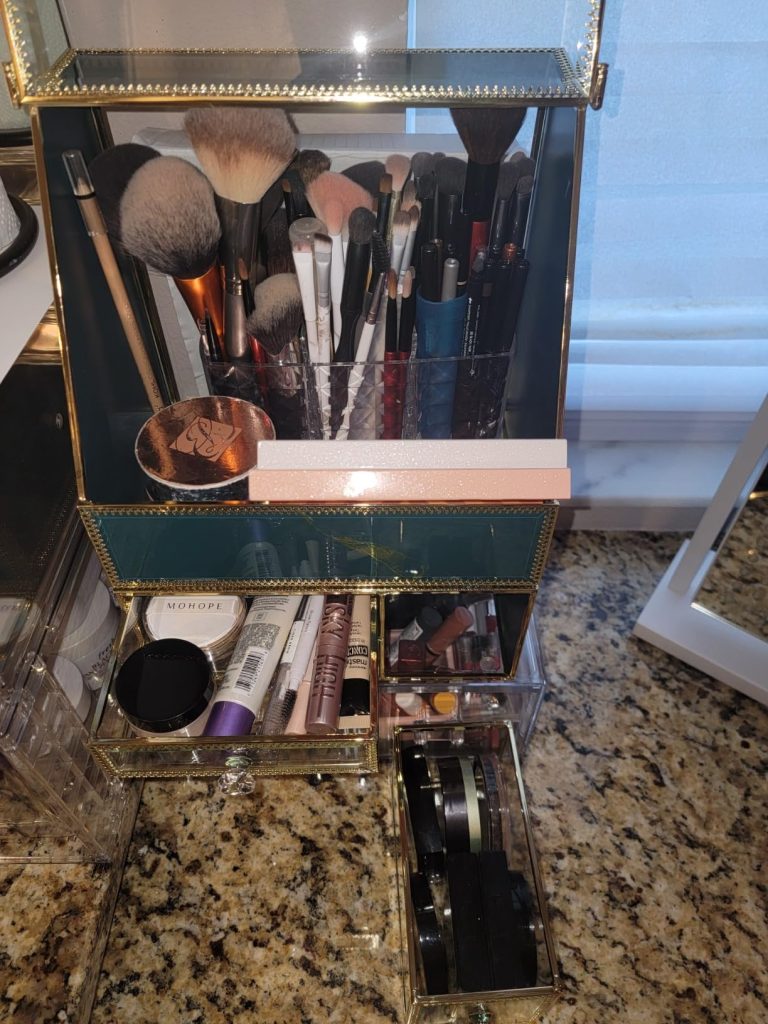 Makeup Organizer for Vanity with Drawer