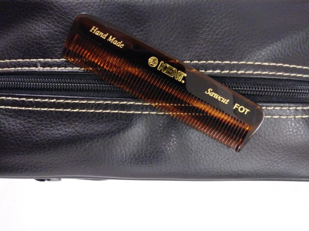 Kent A FOT Handmade Tortoiseshell Pocket Comb for Men