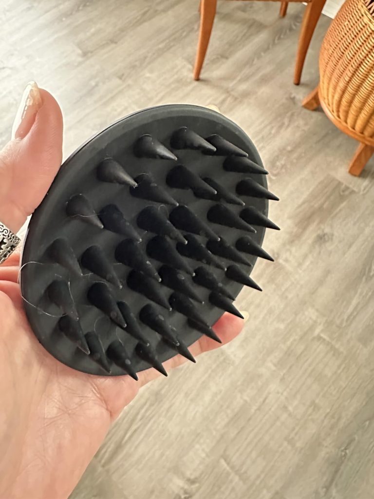 Silicone Scalp Massager Shampoo Brush for Hair Growth & Dandruff Removal