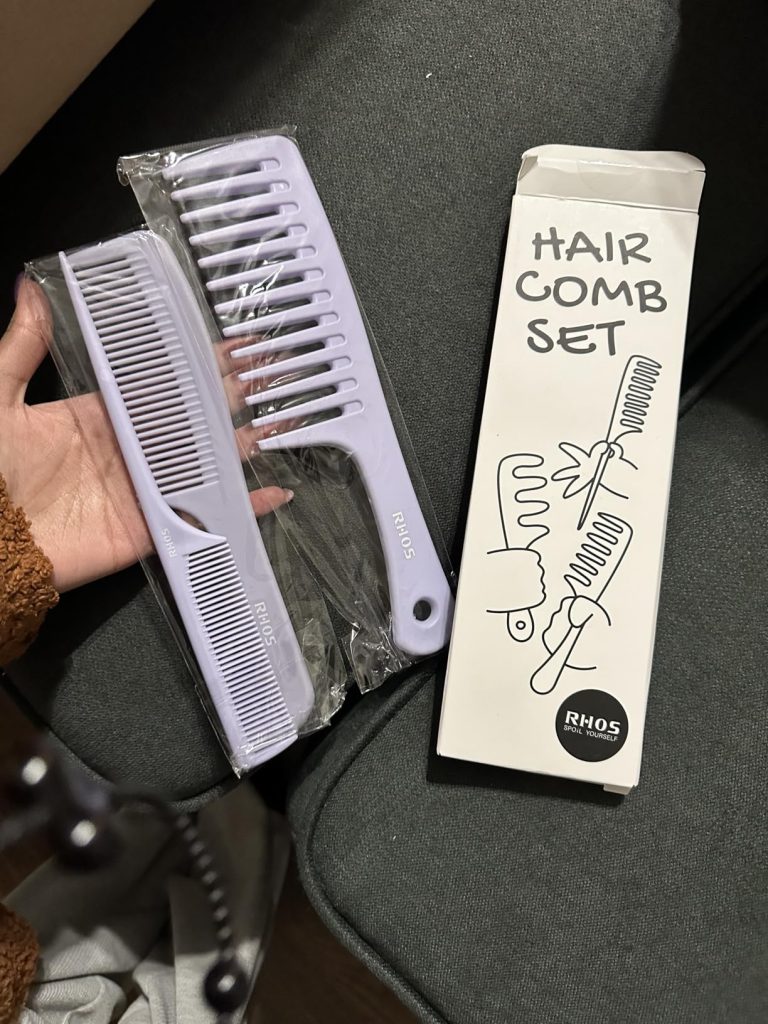 RHOS Wide Tooth Combs for Curly and Thick Hair