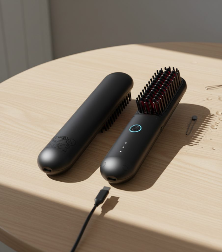 TYMO Cordless Hair Straightener Brush