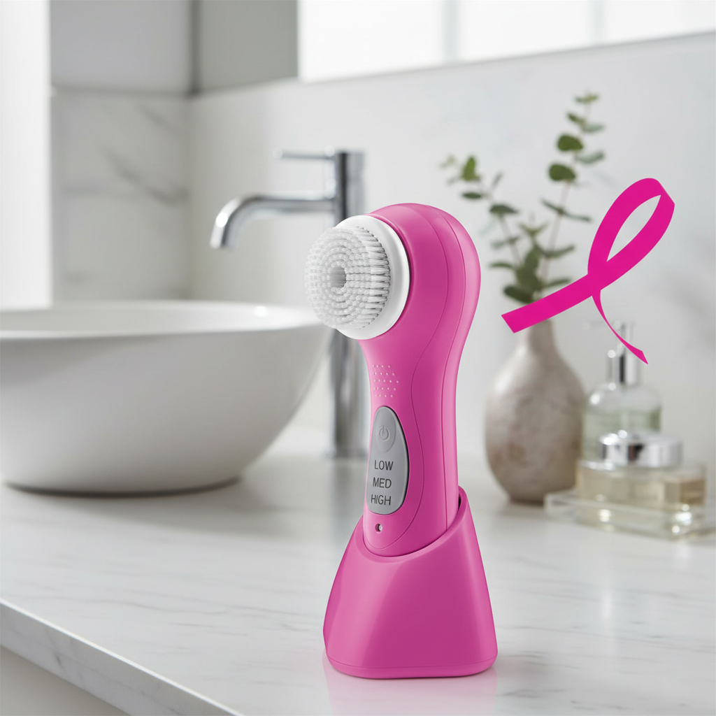 True Glow by Conair Sonic Facial Brush; White