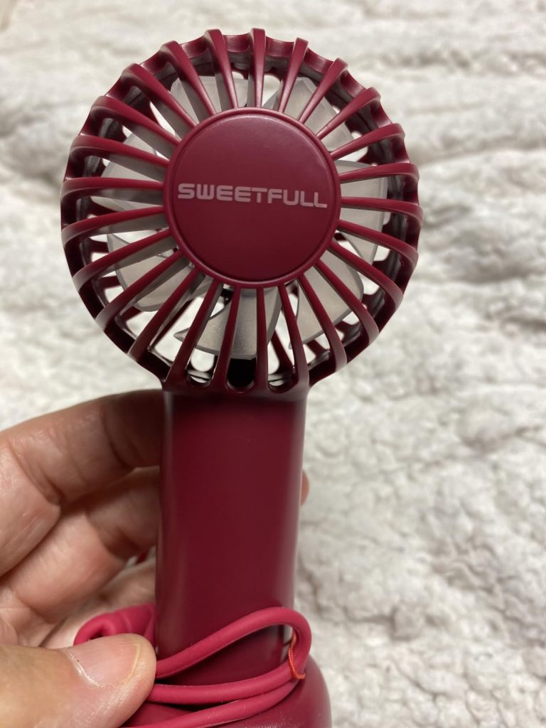 SWEETFULL Mini Portable Fan – Rechargeable Handheld Fan