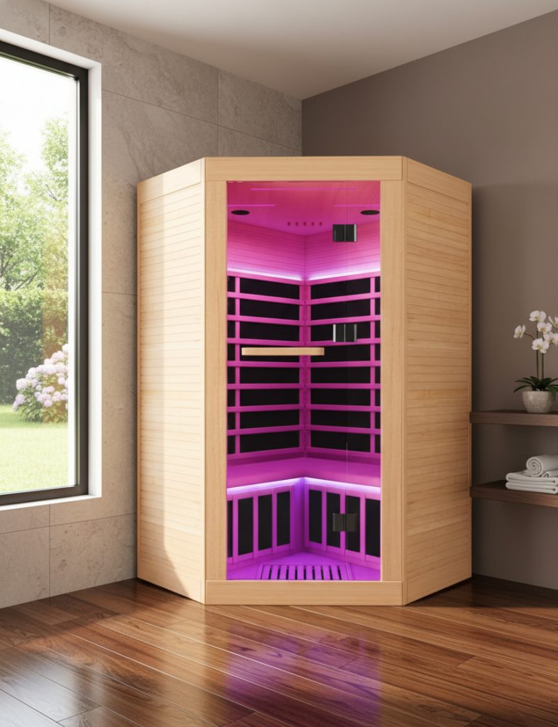 Far Infrared Home Sauna Room for 2-3 Persons