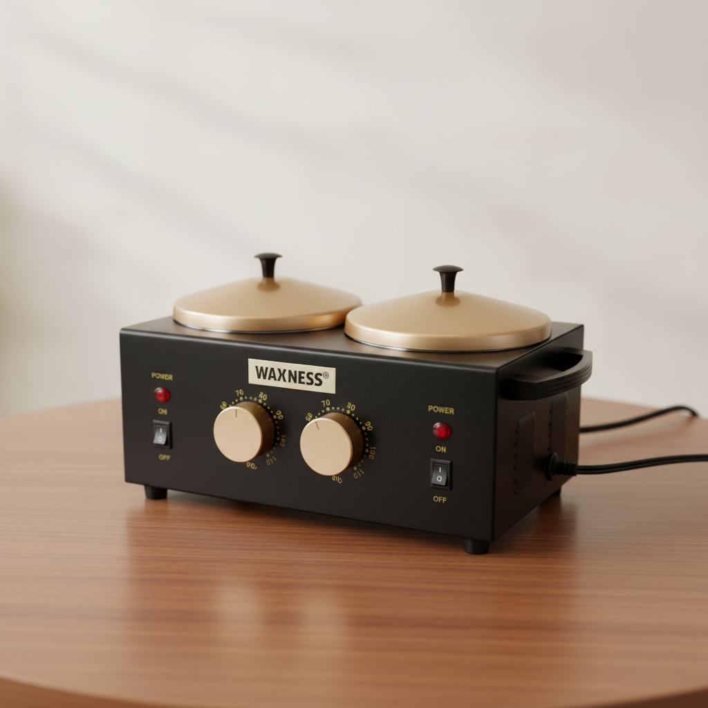 Waxness Professional Double Wax Heater WN-5002 E Black Elite Series