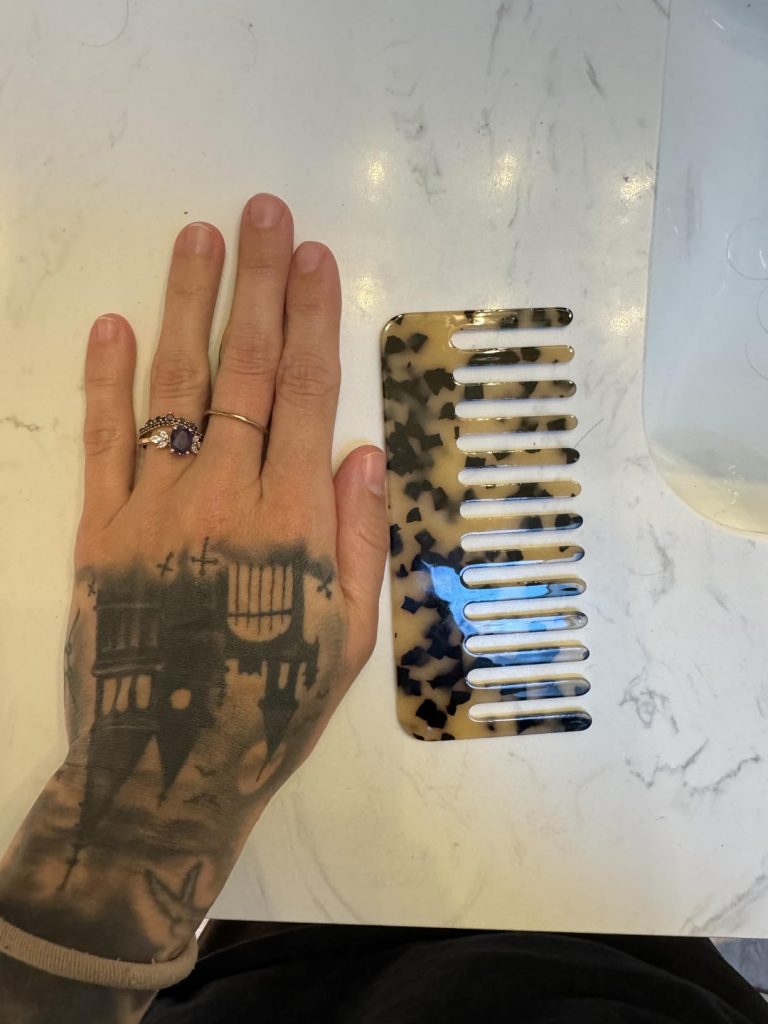 Patelai Large Hair Detangling Comb for Curly Hair