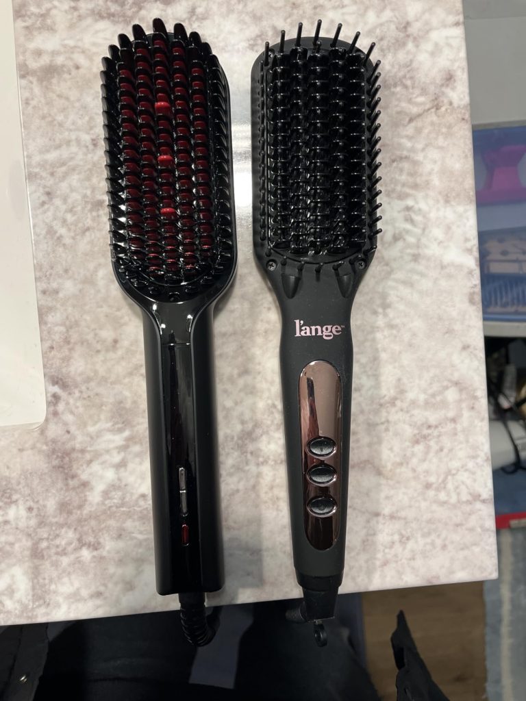 TYMO Hair Straightener Brush – Upgraded Ionic Plus Straightening Brush