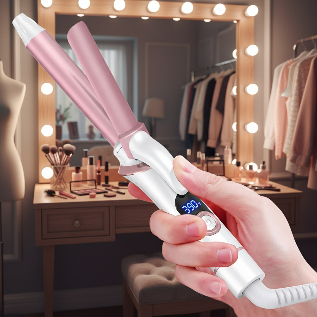Mini Curling Iron for Short Hair – Small Travel Curling Iron