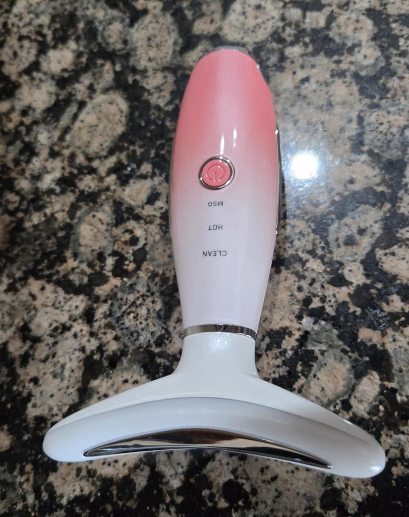 Facial Massager with Red Light Therapy and Heating Vibration