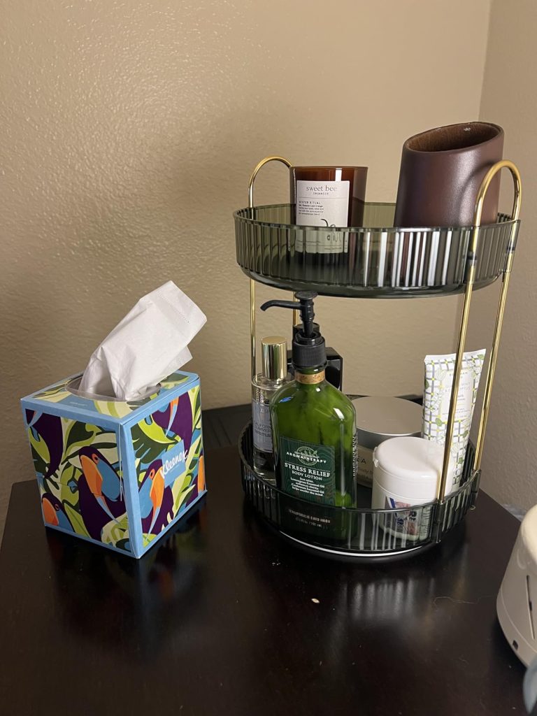 Rotating Makeup Organizer for Vanity