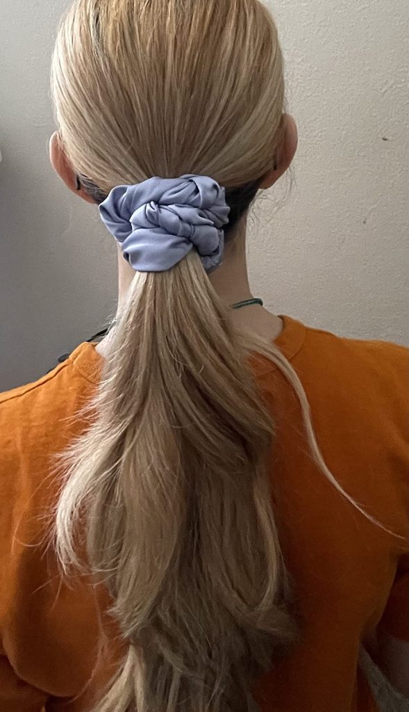 4PCS Large Satin Silk Scrunchies for Women