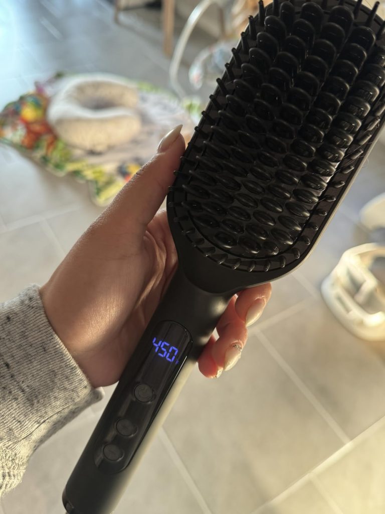 LANVIER Ionic Hair Straightener Brush