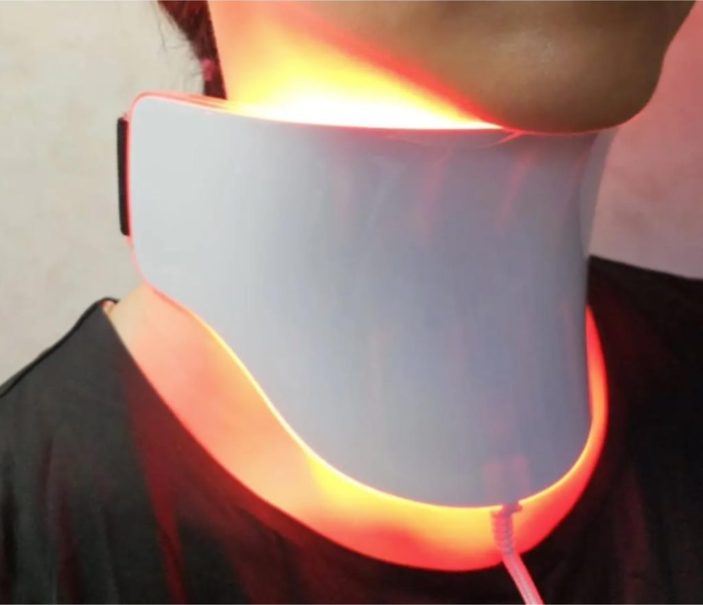 LED Red Light Therapy Neck Mask for Skin Care