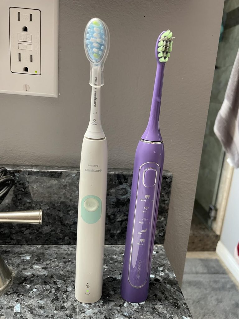 Sonic Electric Toothbrush for Adults with 6 Brush Heads