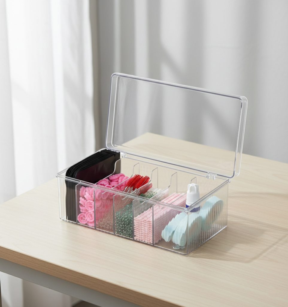 Lash Extension Organizers and Storage Box