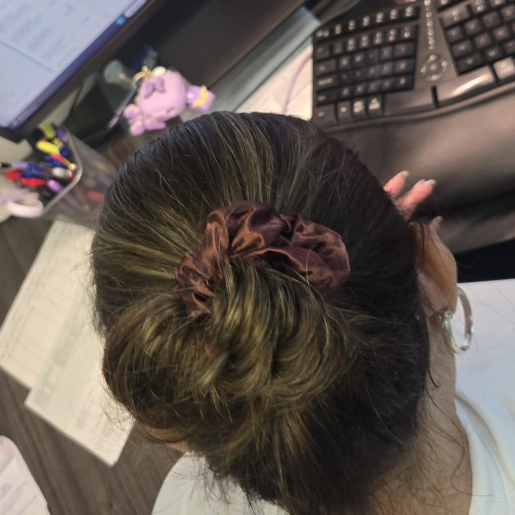 12 Pcs Satin Silk Scrunchies Hair Ties for Women and Girls