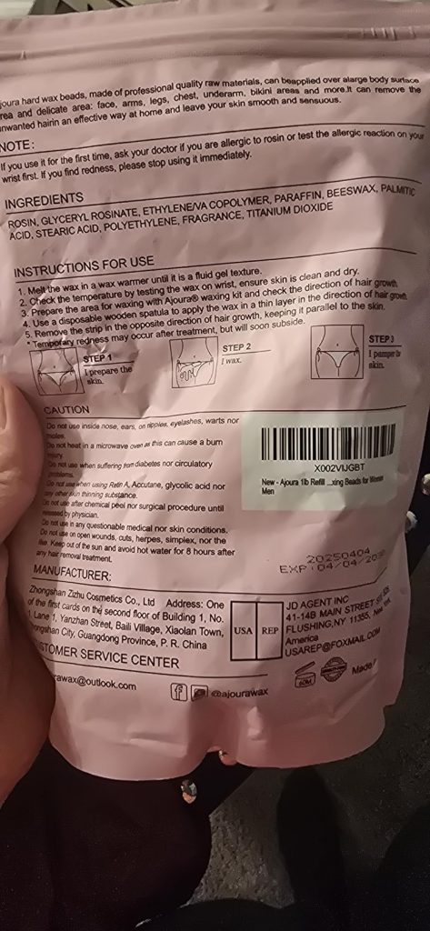 Ajoura Refill Wax Beans for Hair Removal Kit