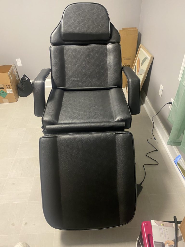 OmySalon Fully Electric Salon Facial Bed Chair