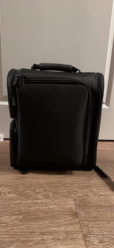 Rolling Makeup Train Case with Wheels