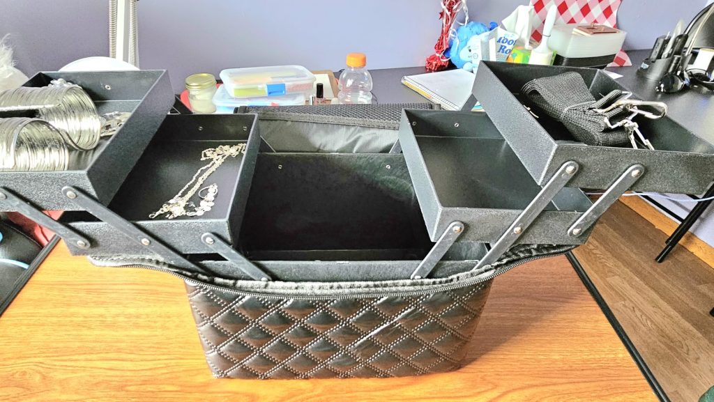 Large Makeup Carrying Train Case for Women