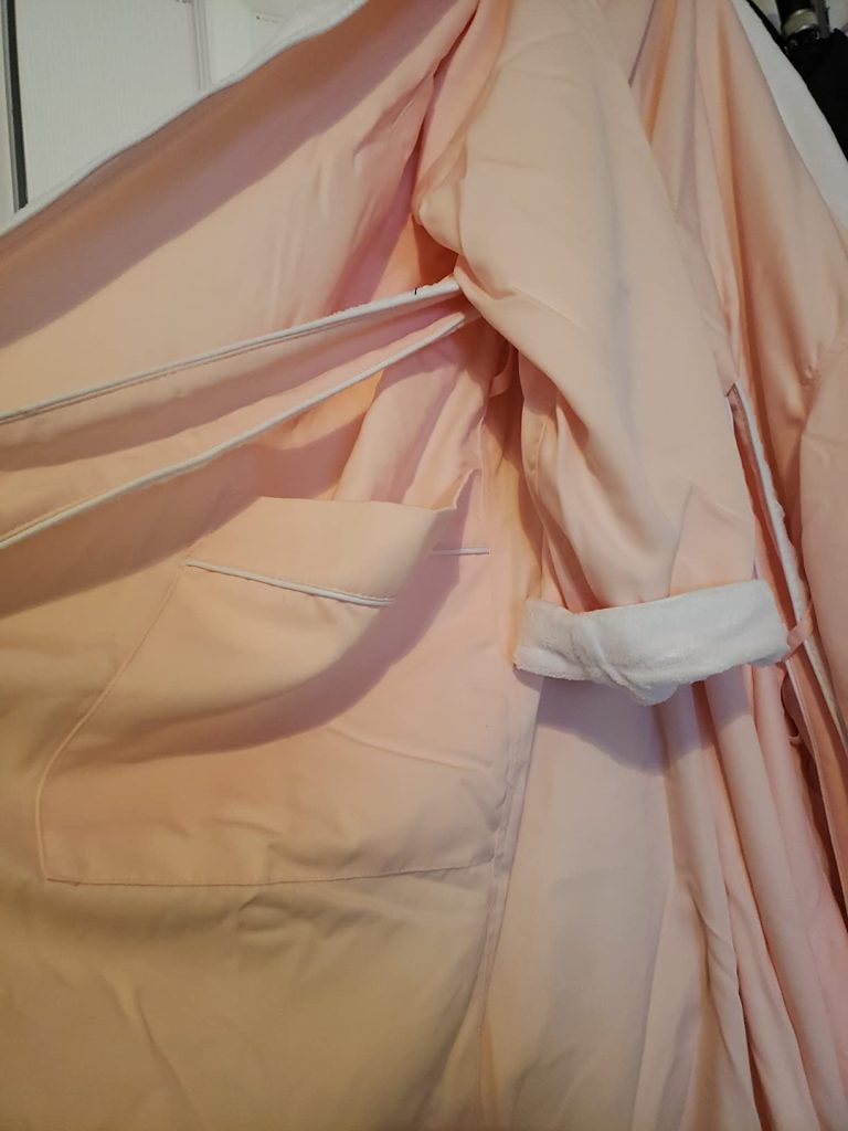 Plush Lined Microfiber Bath Robe for Women or Men