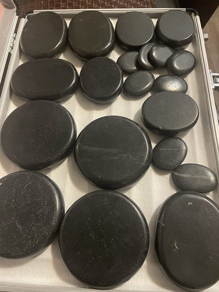 Hot Stones Massage Set with Warmer