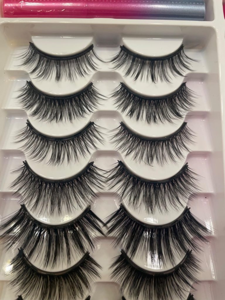 Magnetic Eyelashes Kit with Magnetic Eyeliner & Tweezers