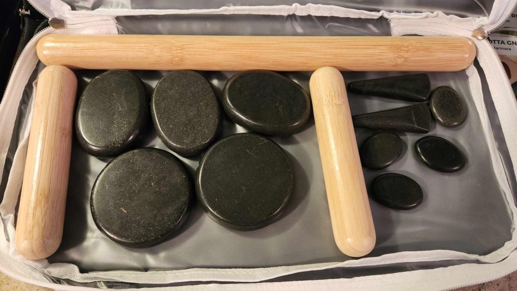 Massage Stones Set with Warmer Kit for Home Use
