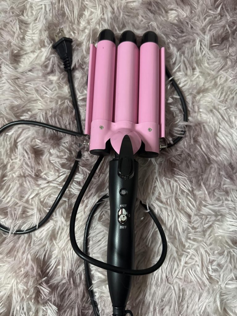TOP4EVER 3 Barrel Curling Iron for Beach Waves